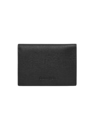 CALVIN KLEIN LOGO HARDWARE SAFFIANO Portfel sk&oacute;rzany z klapką i portmonetką na czarno - Portfele męskie - 3