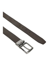 TOMMY HILFIGER DENTON Pasek sk&oacute;rzany Głowa wrzosowiska / czarna - Paski - 4