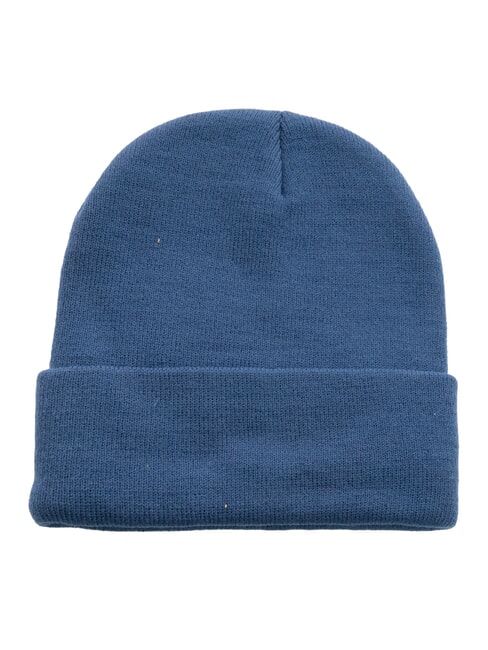 EVAN Czapka beanie z haftowanym logo niebieski - Włosy