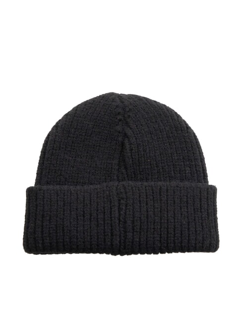 EVAN Czapka beanie z mankietem CZARNY - Włosy