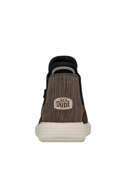 BRANSON Zamszowe botki kawa - Buty damskie