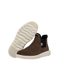 HEY DUDE BRANSON Zamszowe botki kawa - Buty damskie - 6