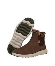 HEY DUDE BRANSON Sk&oacute;rzane botki oliwka - Buty męskie - 6