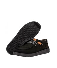 HEY DUDE WALLY Sk&oacute;rzane mokasyny beżowo-złoty - Buty męskie - 6