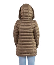 COLMAR DELUXE Kurtka puchowa damska z kapturem futrzanym - Kurtki puchowe damskie