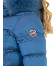 COLMAR DELUXE Długa, puchowa kurtka z kapturem darkoxford-darkste - Kurtki puchowe damskie - 3