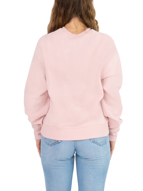 STUNNING Bluza z okrągłym dekoltem i zakładkami koktajl mleczny - Bluzy damskie