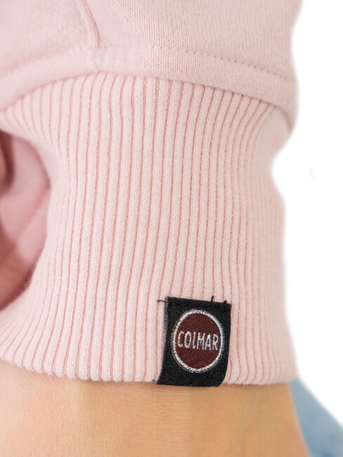 STUNNING Bluza z okrągłym dekoltem i zakładkami koktajl mleczny - Bluzy damskie