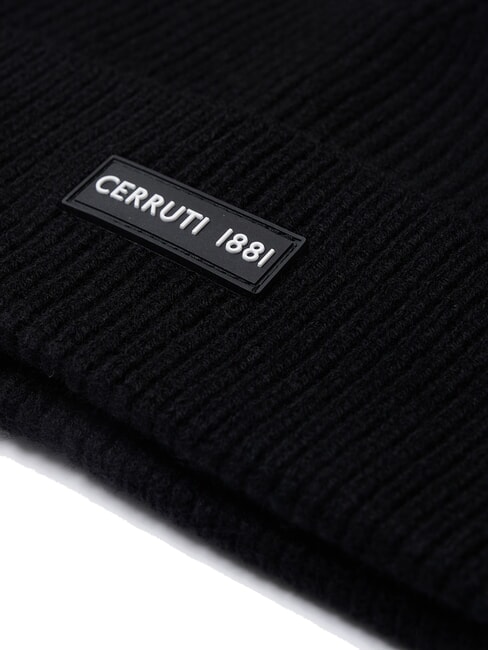 BEANIE Czapka wełniana czarny - Włosy