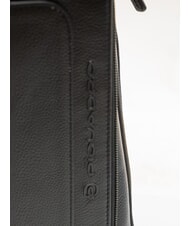 PIQUADRO X1 Plecak sk&oacute;rzany na laptopa 15,6" Czarny - Plecaki na laptopa do pracy - 3