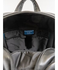 PIQUADRO X1 Plecak sk&oacute;rzany na laptopa 15,6" Czarny - Plecaki na laptopa do pracy - 5