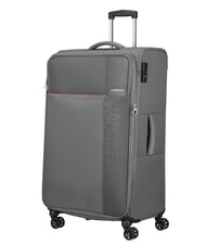 AMERICAN TOURISTER FUN CRUISE Zestaw 3 w&oacute;zk&oacute;w: kabinowy+średni, duży exp szary/pomarańczowy - Zestaw w&oacute;zk&oacute;w - 5