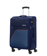 AMERICAN TOURISTER SKY SURFER Zestaw 3 rozkładanych w&oacute;zk&oacute;w: kabinowy, średni i duży CIEMNOGRANATOWY - Zestaw w&oacute;zk&oacute;w - 4
