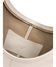 GIANNI CHIARINI NORMA Sk&oacute;rzana torba typu hobo na ramię MARMUR - Torby damskie - 5