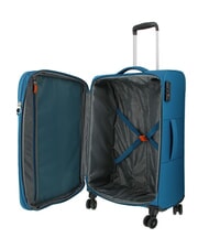 AMERICAN TOURISTER BLAZING RIDE Zestaw 3 w&oacute;zk&oacute;w + torba podr&oacute;żna + 2 plecaki + 2 kosmetyczki turkusowy/pomarańczowy - Zestaw w&oacute;zk&oacute;w - 3