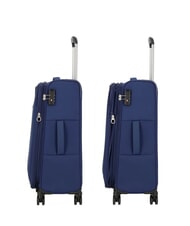 AMERICAN TOURISTER BLAZING RIDE Zestaw 3 w&oacute;zk&oacute;w + torba podr&oacute;żna + 2 plecaki + 2 kosmetyczki granatowy/pomarańczowy - Zestaw w&oacute;zk&oacute;w - 4
