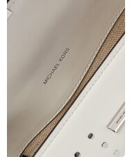 MICHAEL KORS LUDLOW Mała torebka na ramię, ze sk&oacute;ry biel optyczna - Torby damskie - 3