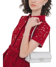 MICHAEL KORS LUDLOW Mała torebka na ramię, ze sk&oacute;ry biel optyczna - Torby damskie - 4