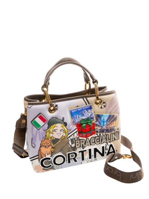 CARTOLINE CORTINA Torebka z paskiem na ramię wielo - Torby damskie