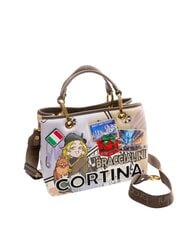 BRACCIALINI CARTOLINE CORTINA Torebka z paskiem na ramię wielo - Torby damskie - 2