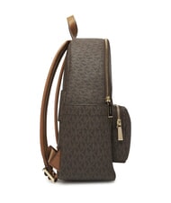 MICHAEL KORS TANNER Plecak z nadrukowanym logo na całej powierzchni brązowy/żołędziowy - Torby damskie - 3