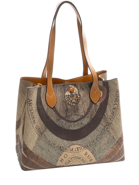 PLANETARIUM Torba na ramię Shopper Diana/opalenizna - Torby damskie