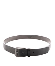 CALVIN KLEIN CASUAL PIN BUCKLE Pasek sk&oacute;rzany czarny / matowy metaliczny - Paski - 2