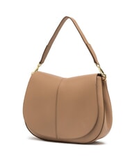 GIANNI CHIARINI HELENA ROUND Mała sk&oacute;rzana torba na ramię glina - Torby damskie - 2