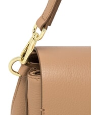 GIANNI CHIARINI HELENA ROUND Mała sk&oacute;rzana torba na ramię glina - Torby damskie - 4