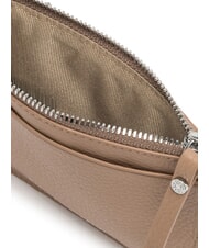 GIANNI CHIARINI GRAIN Płaski sk&oacute;rzany portfel z zamkiem błyskawicznym glina - Portfele damskie - 5