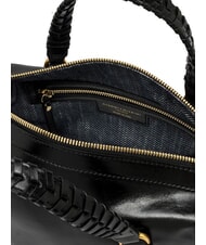 GIANNI CHIARINI ROXY Sk&oacute;rzana torebka z paskiem na ramię Czarny - Torby damskie - 5