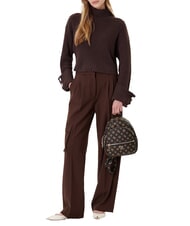 GUESS MANHATTAN 2 Mały plecak 4G z logo piwonii mochalog - Torby damskie - 5