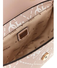 GUESS IZZY 4G Mała torebka na ramię / torba crossbody logo piasku - Torby damskie - 5