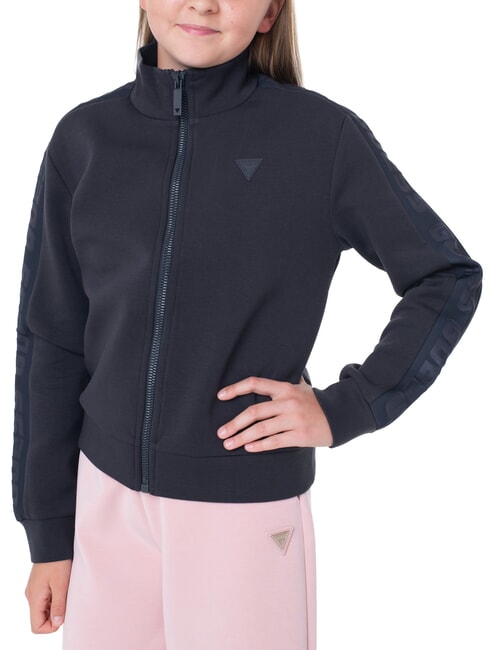 ACTIVE KIDS Bluza z zamkiem błyskawicznym niebieski grafitowy szary - Bluzy dziecięce