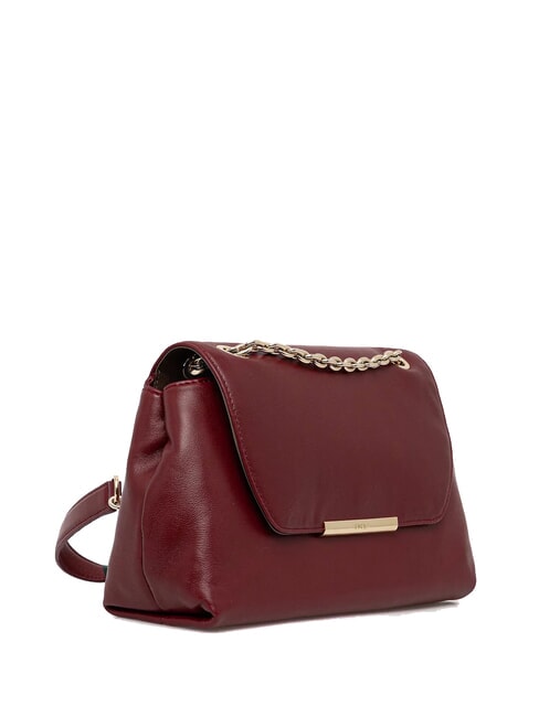 NADIA Torba na ramię, torba typu crossbody ze sk&oacute;ry nappa rubin - Torby damskie