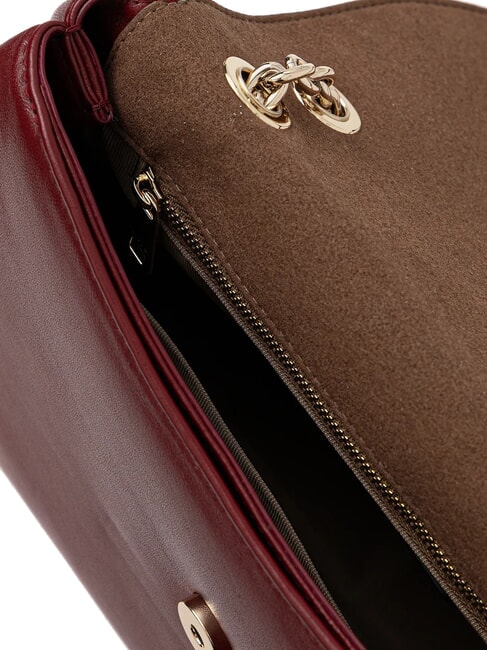 NADIA Torba na ramię, torba typu crossbody ze sk&oacute;ry nappa rubin - Torby damskie