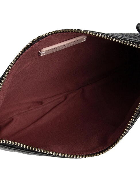 BEST CROSSBODY Sk&oacute;rzana mini torebka Czarny - Torby damskie