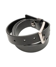 CERRUTI BUCKLE Pasek sk&oacute;rzany czarny - Paski - 3