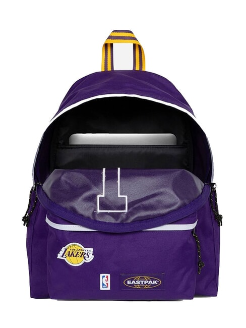 PADDED DAY PAK'R Plecak na laptopa 14" z kieszenią na butelkę z wodą Los Angeles Lakers - Plecaki szkolne i rekreacyjne