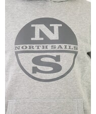 NORTH SAILS LOGO Bluza z kapturem i kieszenią średni szary melanż - Bluzy męskie - 3