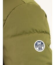 NORTH SAILS PADDED Kurtka puchowa z kapturem średniej długości bluszcz zielony - Kurtki puchowe męskie - 3