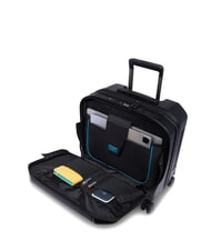 PIQUADRO PQ-LIGHT W&oacute;zek pilota z uchwytem na laptopa 15,6" matowa czerń - W&oacute;zek pilotażowy - 3