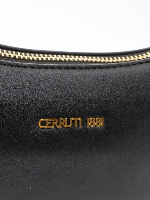 CERRUTIS Torba na ramię z paskiem na ramię czarny - Torby damskie