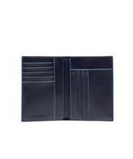 PIQUADRO BLUE SQUARE Pionowy portfel sk&oacute;rzany - Portfele męskie