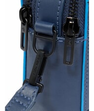 PIQUADRO ATLAS Pi&oacute;rnik sk&oacute;rzany z dwiema przegr&oacute;dkami niebieski - Uchwyt i organizer na tablet - 4