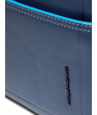 PIQUADRO ATLAS Męska sk&oacute;rzana saszetka na iPada niebieski - Uchwyt i organizer na tablet - 4