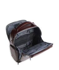 PIQUADRO BLUE SQUARE  Plecak sk&oacute;rzany na laptopa 15,6" MAHOŃ - Plecaki na laptopa do pracy - 6