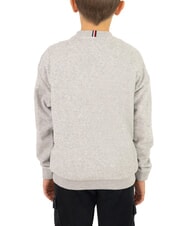 TOMMY HILFIGER TH KIDS Bluza dziecięca z nadrukiem nowy jasnoszary melanż - Bluzy dziecięce - 2