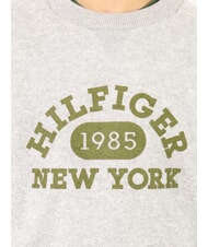 TOMMY HILFIGER TH KIDS Bluza dziecięca z nadrukiem nowy jasnoszary melanż - Bluzy dziecięce - 3