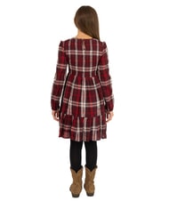 TOMMY HILFIGER TH KIDS Sukienka w kratkę z długim rękawem dla dziewczynek wielokrotne sprawdzanie - Sukienki dla małych dziewczynek - 2